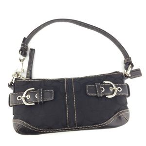 Coach small black bag purse